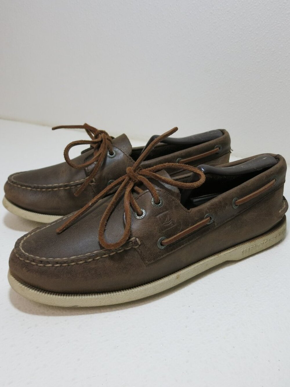 Sperry Oil Tanned Leather Deck Shoes Top-Sider Men's Footwear Shoes Sz 8 M,